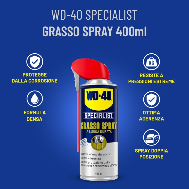 WD-40 Specialist Zsírspray 400ml Multifunkcionális Kenőanyag