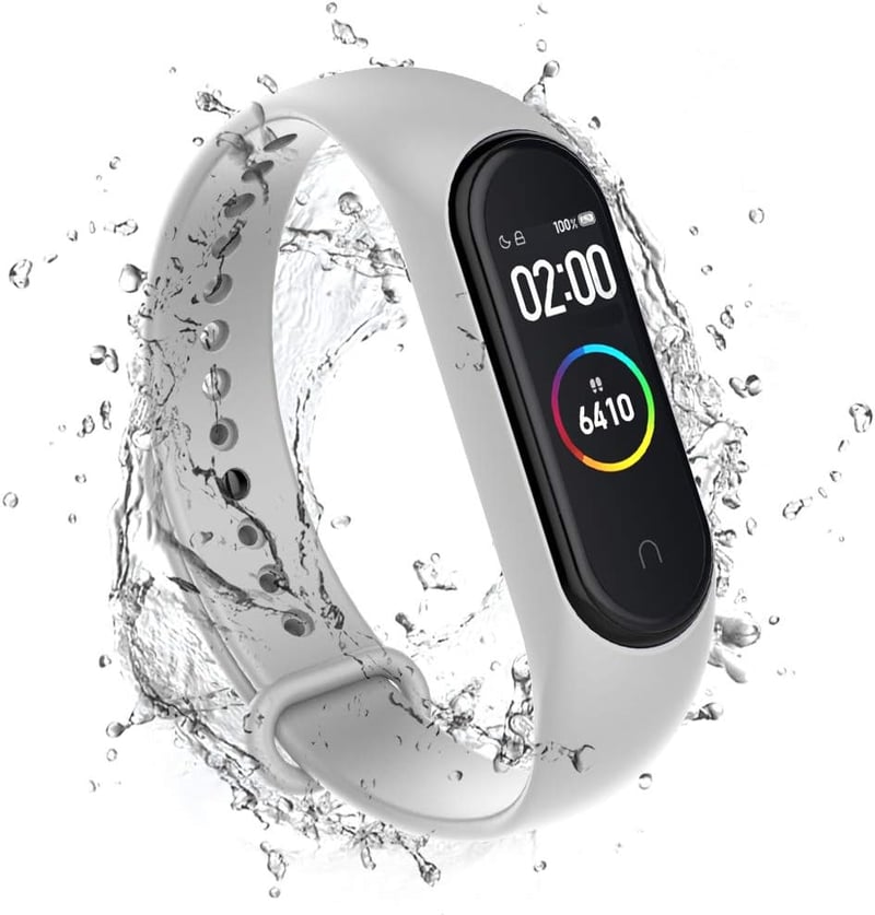 WD&CD 2 darabos szilikon szíj Xiaomi Mi Band 3/4 okosórához, fekete és szürke