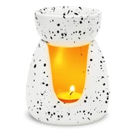 Keramická aromalampa a difuzér esenciálnych olejov WD&CD – bielo-čierna 4
