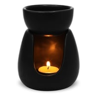 Keramická aromalampa WD&CD difuzér esenciálnych olejov – čierna 5