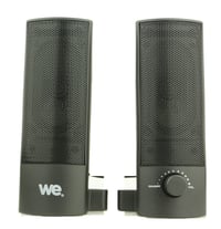 WE 2.0 stereo PC zvučnici, 2x2,5W, USB + 3,5mm jack - crni 1