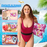 WEARXI Saltea gonflabilă pentru piscină XL, set 2 bucăți, 4 în 1 pentru adulți și copii 3