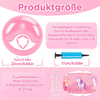 WEARXI mišići za plivanje za djecu od 1 do 6 godina, za težinu od 5 do 25 kg, za bebe i malu djecu 2