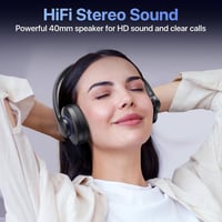 Weatwo Bluetooth Headset CVC8.0 Zajszűrő Dupla Mikrofonnal, 30+ Óra Beszédidő, Vezeték Nélküli Fülhallgató PC Mobil Irodai Használatra 7