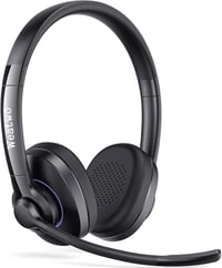 Weatwo Bluetooth Headset CVC8.0 Zajszűrő Dupla Mikrofonnal, 30+ Óra Beszédidő, Vezeték Nélküli Fülhallgató PC Mobil Irodai Használatra 1