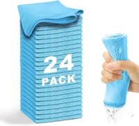 WEAWE Fekete Mikroszálas Tisztítókendő 33x33cm 12db Szett 1