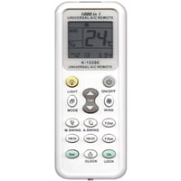 Univerzálny diaľkový ovládač na klimatizáciu WEB World Electronic Business K-1028E, čierny, 1 ks 1