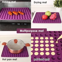webake Kutyacsemege Szilikon Sütőforma 140 Üregű Félgömb Lila Kutyakeksz Forma 5