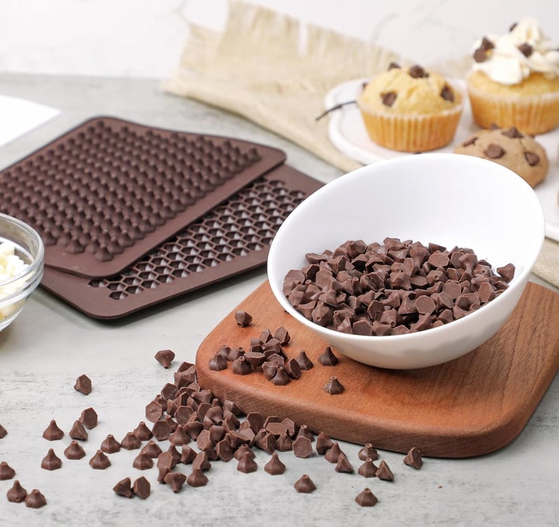 Webake szilikon csokoládé forma készlet 2 darab, nem tapadó bevonattal