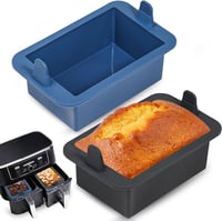 Webake szilikon kenyérsütő forma légfriteuzhez 2 db 500g kenyér és sütemény sütéshez 1