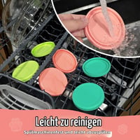 Webake silikonski poklopci za konzerve s hranom za mačke (400g/200g), set od 6 komada, višekratni poklopci za konzerve za mačke 7