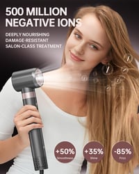 Webeauty 4 v 1 sada na úpravu vlasov Airstyler, fén na vlasy s 2 kulmami, ružová, 100-240 V 5