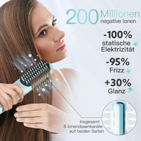 webeauty Vezeték Nélküli Hajegyenesítő Kefe, Negatív Ion Technológia, Hordozható Mini Egyenesítő, USB-C Töltéssel 2