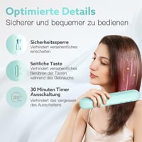 webeauty Vezeték Nélküli Hajegyenesítő Kefe, Negatív Ion Technológia, Hordozható Mini Egyenesítő, USB-C Töltéssel 4