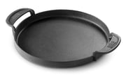 Liatinová grilovacia platňa Weber 7421 Gourmet BBQ System – 30,5x38,6 cm, čierna – na ryby, zeleninu a jedlá z panvice 1