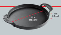 Liatinová grilovacia platňa Weber 7421 Gourmet BBQ System – 30,5x38,6 cm, čierna – na ryby, zeleninu a jedlá z panvice 4