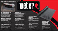 Weber Bodenschutzmatte XL zaštitna podloga za roštilj - Novi Summit i Plancha 76 cm - Zaštita terase od masnoće i iskri, protuklizna - Smeđa 7