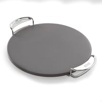 Weber Crafted 8861 kameň na pizzu na gril, rovnomerné udržiavanie tepla, chrumkavé cesto na pizzu, sivý, s oceľovými rukoväťami, používaný stav 4