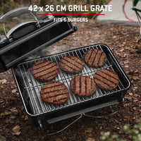 Prenosný gril na drevené uhlie Weber Go-Anywhere s poklopom, skladacími nohami, porcelánom smaltovanou nádobou, reguláciou prúdenia vzduchu, na kempovanie 9