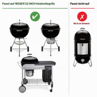Weber One-Touch sustav za čišćenje za roštilje na ugljen od 57 cm – aluminijski sustav za čišćenje pepela 4