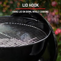 Gril na drevené uhlie Weber Original Kettle, 57 cm, smaltovaný, One-Touch - čierny 8