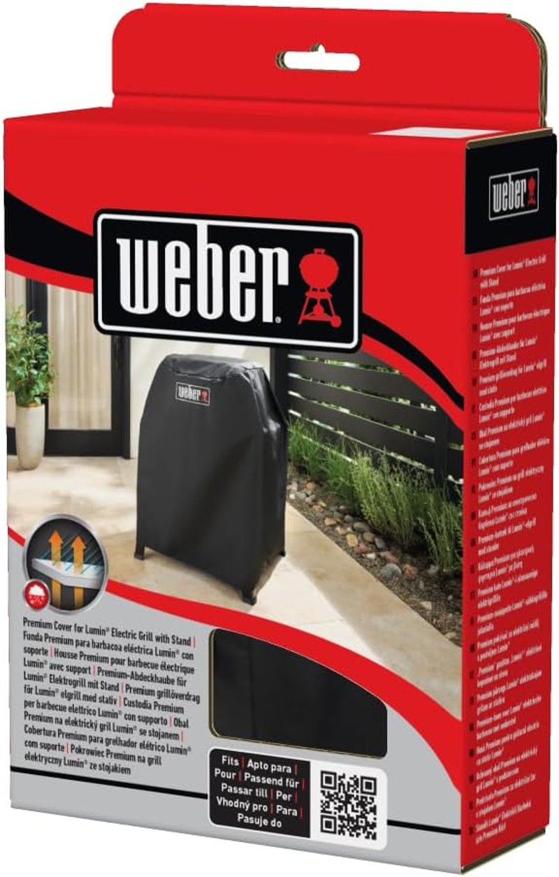 Weber Premium Grill Takaró Lumin Állvánnyal, Lélegző, UV és Vízálló