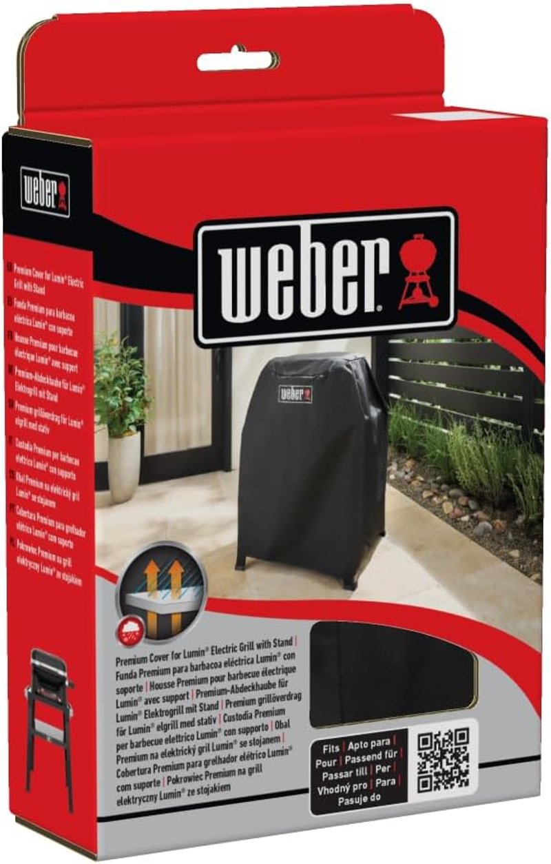 Weber Premium Grill Takaró Lumin Állvánnyal, Lélegző, UV és Vízálló
