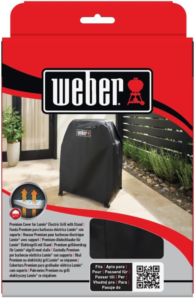 Weber Premium Grill Takaró Lumin Állvánnyal, Lélegző, UV és Vízálló