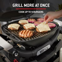 Plynový gril Weber Q 1200N s bočnými stolíkmi – prenosný záhradný gril 6