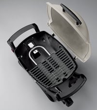 Weber Q1000 gázgrill, 43x32 cm grillfelület, 1 égő, porcelánzománcos öntöttvas rács, alumínium fedél, hordozható BBQ grill, titán színű (50060079) 8