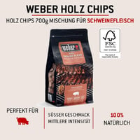 Weber drvce za dimljenje za svinjetinu 700 g – Mješavina bjelogoričnog i voćnog drveta, FSC certificirano drvo, za dimljenje na roštilju 3