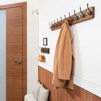WEBI Rustic Falra Szerelhető Kabátakasztó 10 Horgos 98cm 3