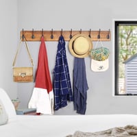 WEBI Rustic Falra Szerelhető Kabátakasztó 10 Horgos 98cm 4