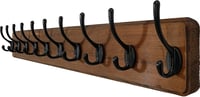 WEBI Rustic Falra Szerelhető Kabátakasztó 10 Horgos 98cm 1
