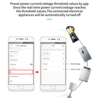 WEBN 63A WiFi Okos Fogyasztásmérő DIN Sín Energiamérő kWh Kapcsoló 9