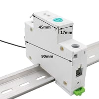 WEBN 63A WiFi Okos Fogyasztásmérő DIN Sín Energiamérő kWh Kapcsoló 6