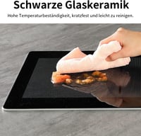 Weceleh 2 égős beépíthető indukciós főzőlap, érintésvezérlés, gyerekzár, 28cm, 3500W 6