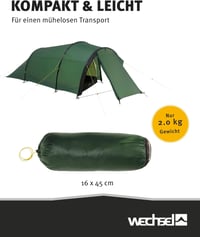 Wechsel Tempest 2 Zero-G alagút sátor kempinghez és túrázáshoz - 2 PERS. 8