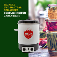 Zavárací hrniec Weck WAT 15, smaltovaný, 29 litrov, s časovačom, 2000 W, čierny 7