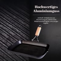 WECOOK! Ecostone aluminijska neprijanjajuća grill tava – rebrasta, 34 x 24 cm 3