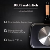 WECOOK! Ecostone aluminijska neprijanjajuća grill tava – rebrasta, 34 x 24 cm 6