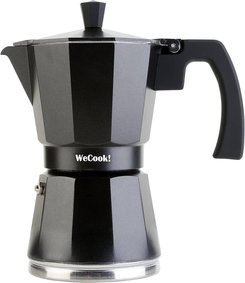 WECOOK! Luccia 6 személyes Moka kávéfőző alumínium indukciós tűzhelyre