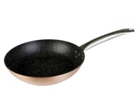 WECOOK! Profesionálna hliníková panvica 26 cm, indukčná, medená farba, nepriľnavý povrch bez PFOA, rukoväť z nehrdzavejúcej ocele, na všetky typy sporákov 1
