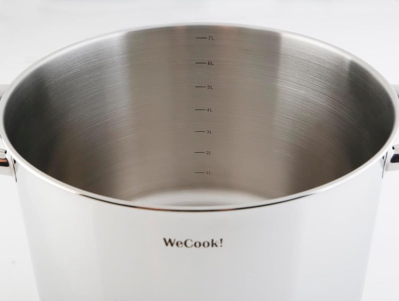 WECOOK rozsdamentes acélból készült fedeles edény 20 cm - 4.6 L