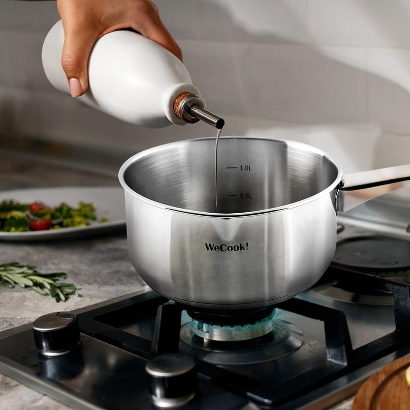 WECOOK! Rozsdamentes Edény 12 cm Indukciós 0,7 L Egyszemélyes