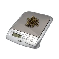 Elektronická univerzálna váha WEDO Optimo Steel 5000 s miskou z nehrdzavejúcej ocele, 5000 g/1 g, strieborná 3