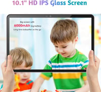 Weelikeit 10" Gyerektablet Android 14 Rendszerrel - 8GB RAM, 128GB Tárhely, 6000mAh Akkumulátor, Dupla Kamera, Rózsaarany Színben Kisgyermek 3