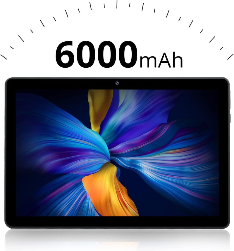 weelikeit 10 hüvelykes Android 12 tablet 6GB RAM 128GB tárhellyel, HD kijelzővel és tollal