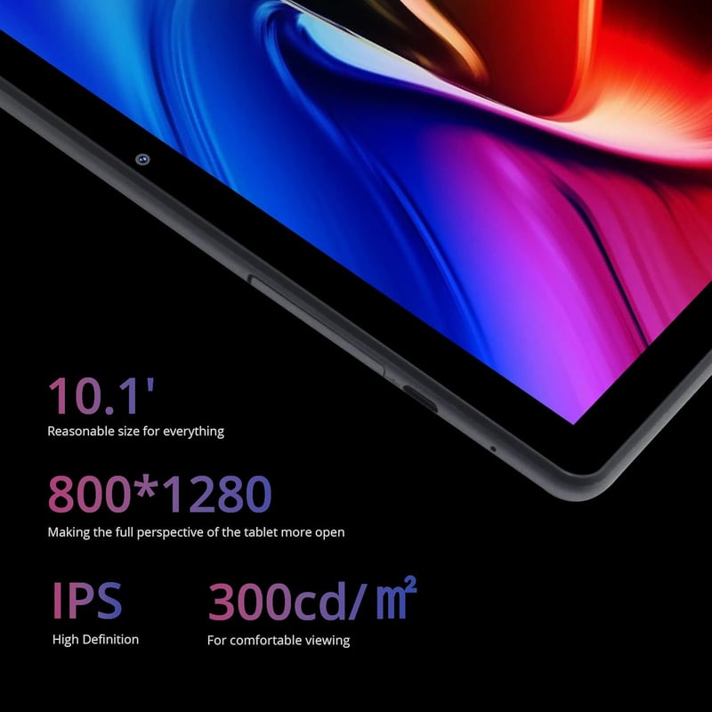 weelikeit 10 hüvelykes Android 12 tablet 6GB RAM 128GB tárhellyel, HD kijelzővel és tollal