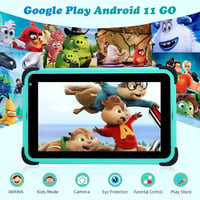 weelikeit 8 Colos Gyerek Tablet Android 2GB RAM 32GB Ütésálló Tok WiFi Zöld 2